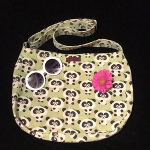 Bungalow 360 Messenger Bag with Pandas 11X14 🐼